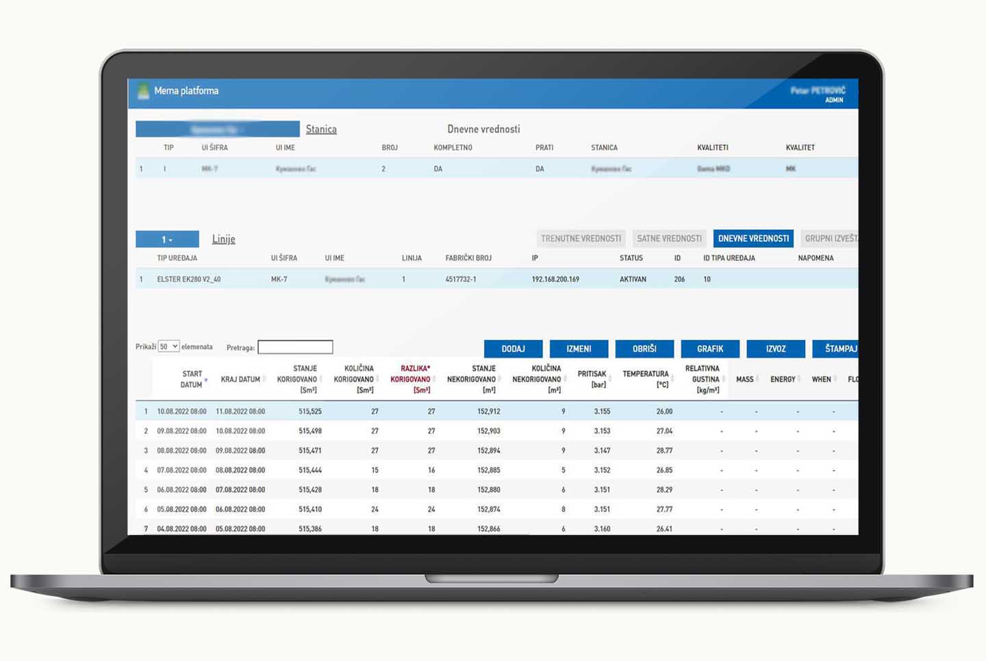 merna platforma web aplikacija